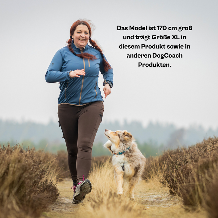 FeelFree Dog Walker Zip Jacket | Caramel | Emma