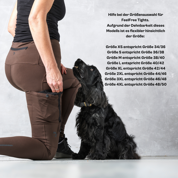 FeelFree Dog Walker Tights | Schwarz | Ruby