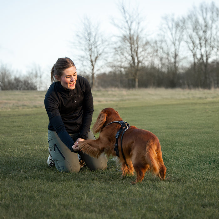 FeelFree Dog Walker Zip Jacket | Schwarz | Musli
