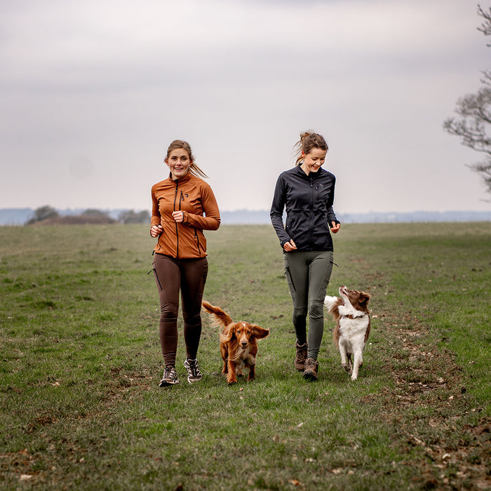 FeelFree Dog Walker Zip Jacket | Caramel | Emma