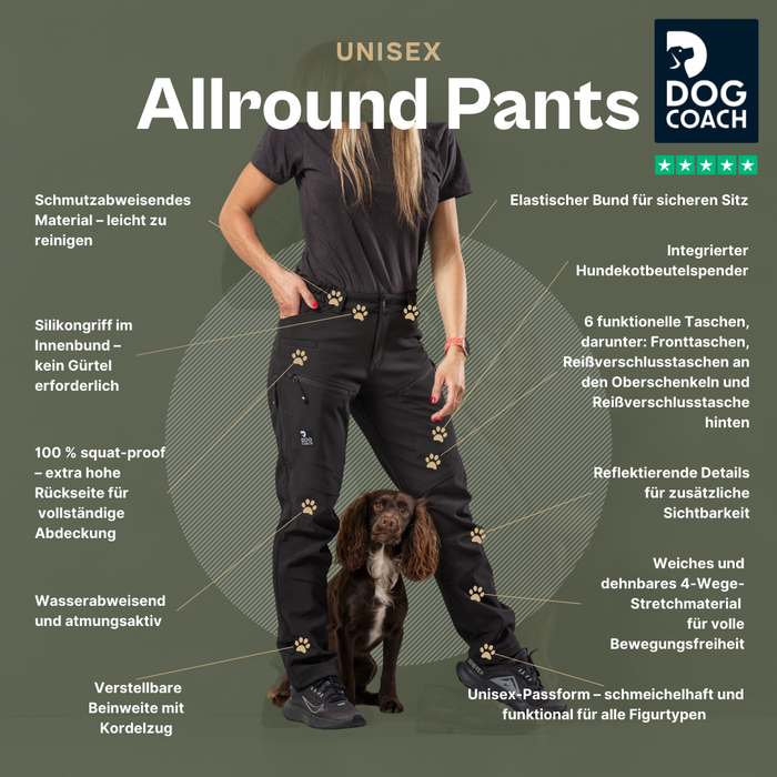 Dog Walker Allround Hose | Regular | Beetle | Auri