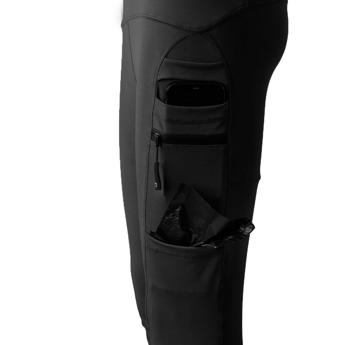 FeelFree Dog Walker Tights | Schwarz | Ruby