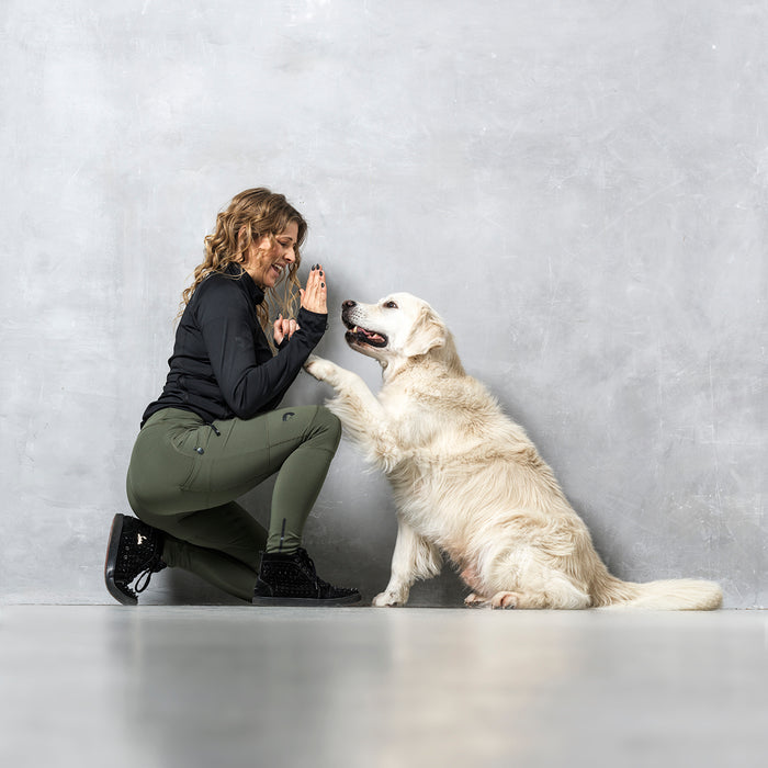 FeelFree Dog Walker Zip Jacket | Schwarz | Musli
