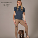 FeelFree Dog Walker Zip T-shirt I Sky I Junior