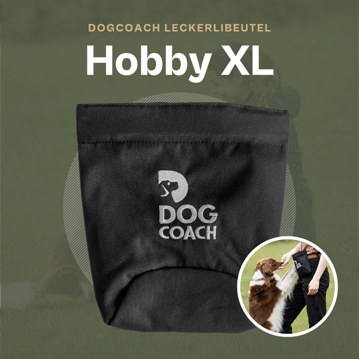 DogCoach Leckerlibeutel | Hobby | XL | Schwarz | Sisu