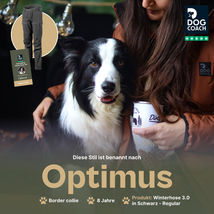 Winterhose 3.0 | Regular | Schwarz | Optimus