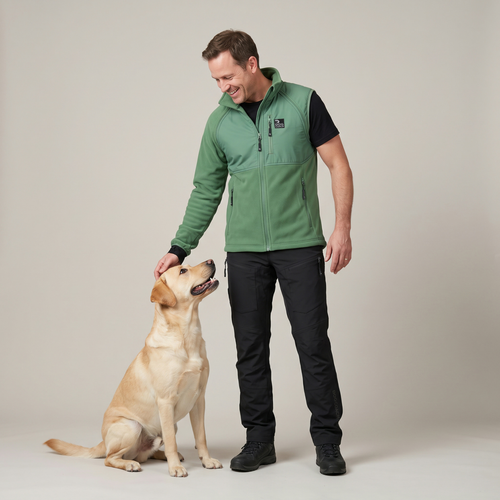 Unisex Allround Zip Shirt  I Forest I Puccini I Herren