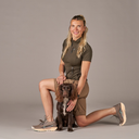 Unisex 2-in-1 Summer Zip-Off Shellhose I Mocca I Normale Länge I Trine