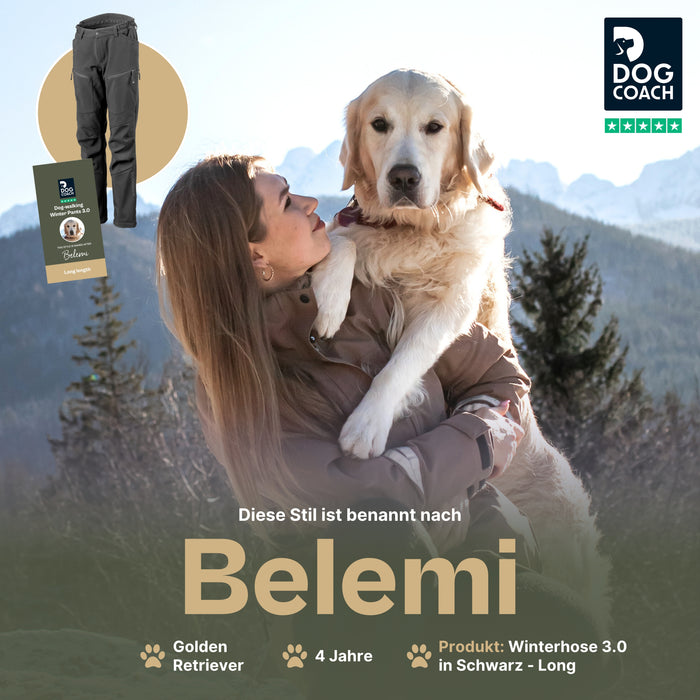 Winterhose 3.0 | Long | Schwarz | Belemi