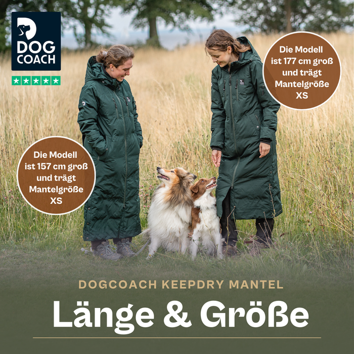 KeepDry Dog Walker Mantel | Pinetree | Macro