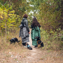 Long KeepDry Dog Walker Herren Mantel 2.0 I Forest I Rex