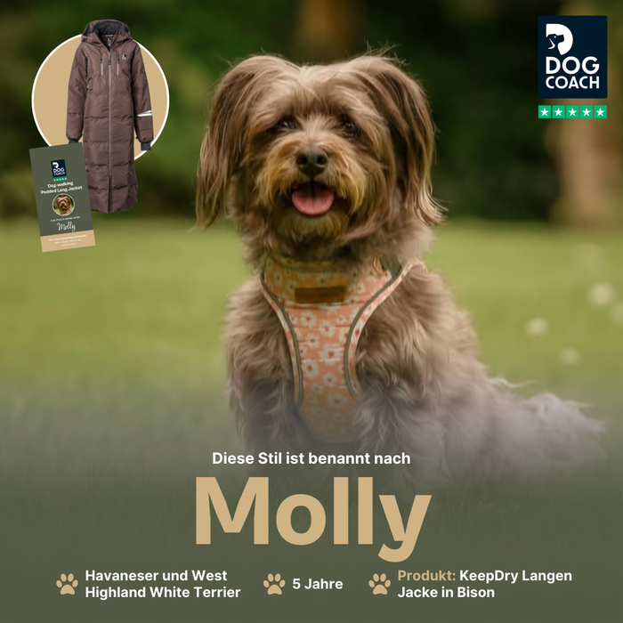 KeepDry Dog Walker Mantel | Bison | Molly