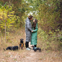 KeepDry Dog Walker Mantel 2.0 I Forest I Nimo