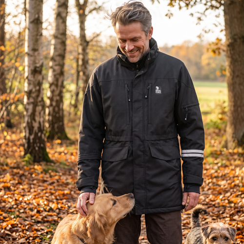 Winter Parka Herrenjacke 1.0 I Schwarz I Crux