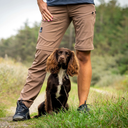 Unisex 2-in-1 Summer Zip-Off Shellhose I Mocca I Normale Länge I Trine