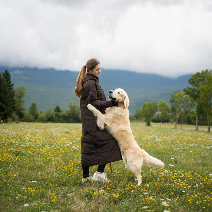 KeepDry Dog Walker Mantel | Bison | Molly