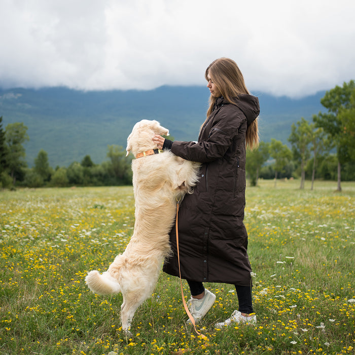 KeepDry Dog Walker Mantel | Bison | Molly