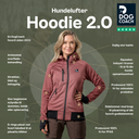 Hundelufter Hoodie 2.0 | Unisex | Sort | Luna