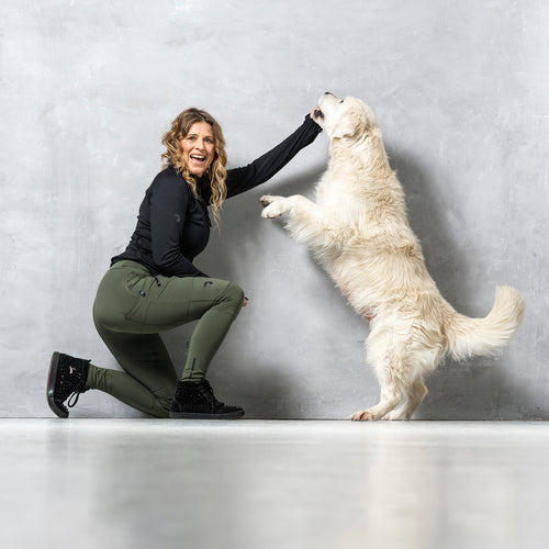 FeelFree Dog Walker Tights | Beetle | Dakota