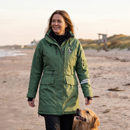 Winter Parka Jacke 11.0 I Forest I Papaya
