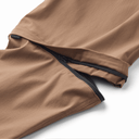 Unisex 2-in-1 Summer Zip-Off Shellhose I Mocca I Normale Länge I Trine