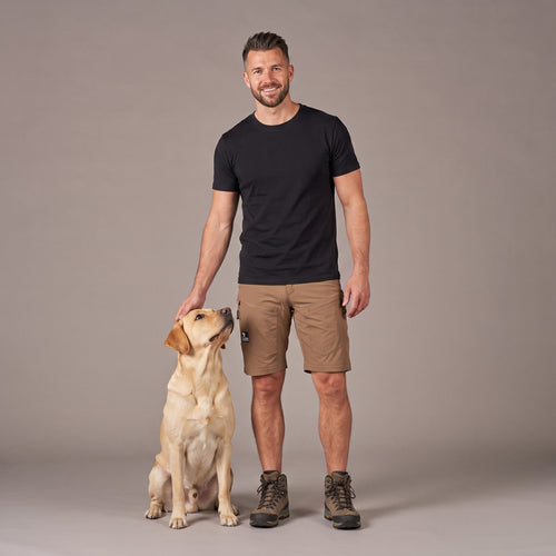 Unisex 2-in-1 Summer Zip-Off Shellhose I Mocca I Kurze Länge I Cala I Herren